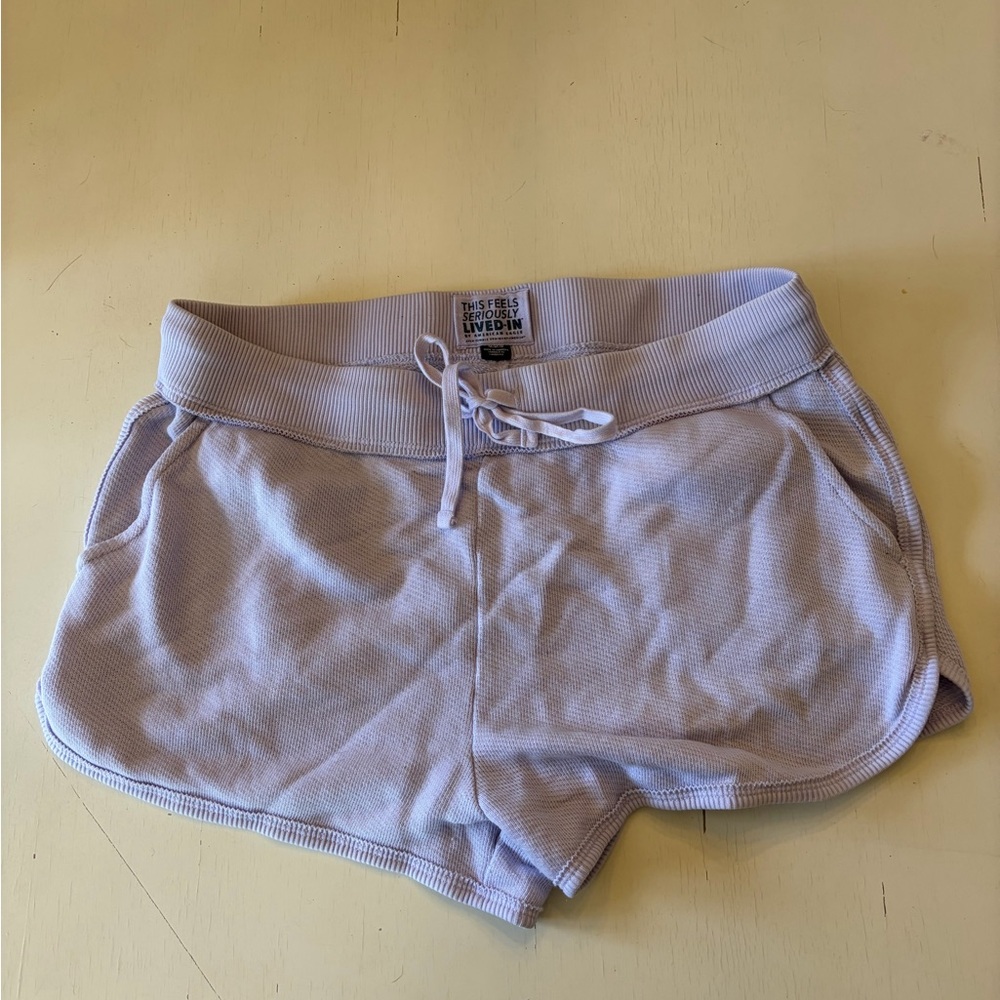 Aerie Light lavendar Athletic Shorts Medium